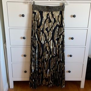 Beautiful Metallic Maxi Skirt